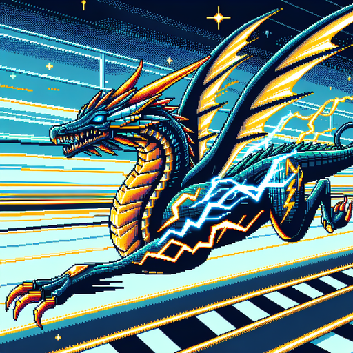 Flash Dragon racing at incredible speed