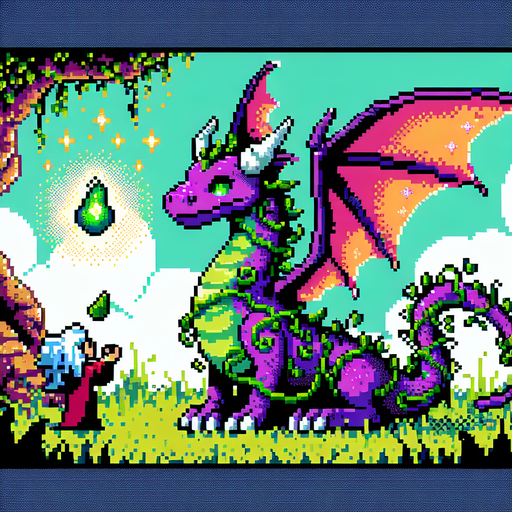 Discovering the Spirit-Grass breed dragon in a meadow